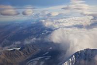 Clouds over Central Alaska Range